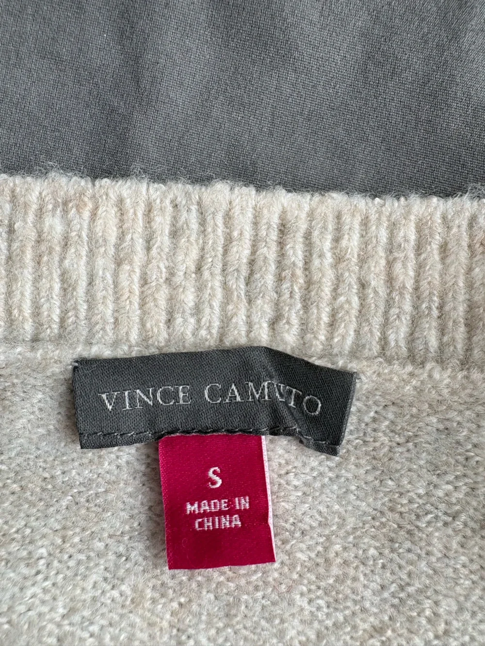 Vince Camuto Oatmeal Crewneck Sweater - Neutral Cream